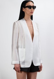 Resim JAX Organza Blazer - 34-36 / White 