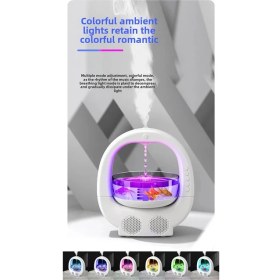 Resim Bluetooth Hoparlör Nemlendirici ve Atmosfer Hafif Ev Kullanın Feng Shui Dekorasyon Hava Nemlendiricisi (Yurt Dışından) 
