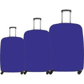 Resim My Sax Valiz Kılıfı / Bavul Koruyucu Örtüsü Büyük, Orta, Kabin Boy Set Saks Mavi 