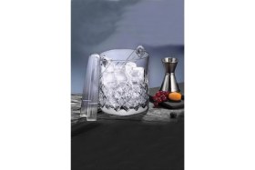 Resim Turuncu Buz Kovası 1000 Cc, Şık ve Dayanıklı, Serinlik ve Zarafet Için Ideal 