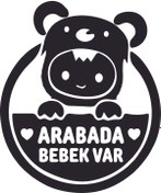 Resim Birim Matbaa ARABADA BEBEK VAR OTO STİCKER (2118 CM ) 