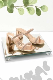 Resim Bambi Metalik Rose Kadın Terlik K04215080809 