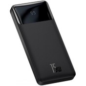 Resim Baseus Bipow 15w Hızlı Şarj 10000 Mah Led Göstergeli Powerbank Siyah Siyah 