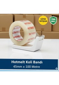 Resim 45mm X 100 Metre Şeffaf Koli Bandı Hotment Diğer 