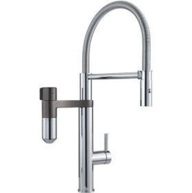 Resim Franke Vital 2in1 Spiralli Chrome-gun Metal Filtreli Armatür 