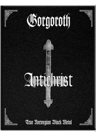 Resim Gorgoroth Antichrist Albüm Arma Sırt Peç Back Patch Yama Çok Renkli 