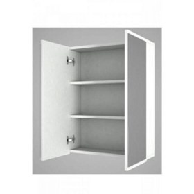 Resim zerkaconcept Lavobo Üstü Aynalı Banyo Dolabı 60x60 