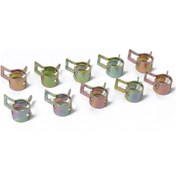 Resim 10 Adet 8mm Araba Yay Klipsi Yakıt Hattı Hortumu Klipsi Su Borusu Hava Borusu Kelepçe Bağlantı Elemanı 