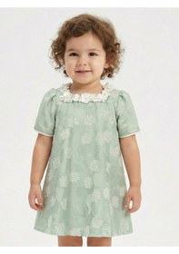 Resim Xo Kids Kız Çocuk Elbise 2-6 Yaş 7022 mint 