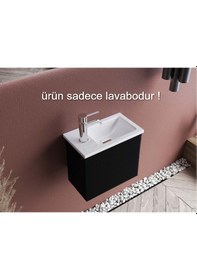 Resim Turkuaz Seramik Mini Lavabo 24 x 42 CM 