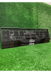 Resim Pleksi Otomobil Plakalık Dubai Model Mercedes Amg Siyah Logolu Plakalık Uyumlu 