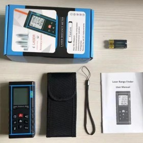 Resim Marsilyan Profesyonel 40 Metre Dijital Lazer Metre Ölçer LCD Ekran, Su Terazili, Alan Hacim, Pisagor Hesapla 