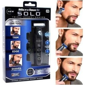 Resim Micro Touch Microtouch Solo Şarj Edilebilir Kablosuz Tüm Vücut Jilet Tıraş Makinesi 