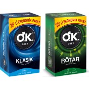 Resim Okey Klasik 20'li ve Rötar 20'li Set 