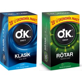 Resim Okey Klasik 20'li ve Rötar 20'li Set 
