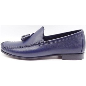 Resim King Shoes Yazlık Erkek Ayakkabı Au542 Lacivert 