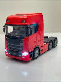 Resim Shem Metal Çek Bırak Sesli Ve Işıklı 13 Cm Tır Kupası 