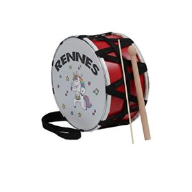 Resim Rennes DVL-33RD Örf Aletleri Özel Tasarım Çocuk Davulu 30 CM 