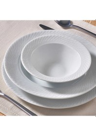 Resim Güral Porselen Okyanus 18 Parça 6 Kişilik Yemek Takımı 