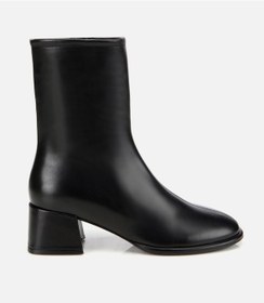 Resim Hotiç Kadın Deri Siyah Bilekte Topuklu Bot 01boh313710a100 01boh313710a100 Siyah 