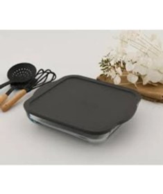 Resim Paşabahçe Gri Kapaklı Kare Borcam 3200CC 
