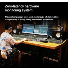 Resim Storemax Professional E2X2 | Yüksek Kalite Usb-C Ses Kartı: 2-Giriş/2-Çıkış 24BIT/192KHZ, 8...600OHM Arası Kulaklıklara Kadar Kullanılabilir. (Pc/mac) 