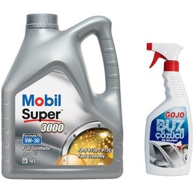 Resim Mobil Super 3000 X1 Formula FE 5W-30 Motor Yağı 4 L + Gojo Buz Çözücü 750 ML 
