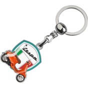 Resim Modül Vespa Motorcycles Motosiklet Damla Etiketli Anahtarlık - Turuncu Vespa 