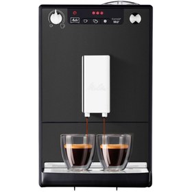Resim melitta Caffeo Solo Tam Otomatik Kahve Makinesi Buzlu Siyah 