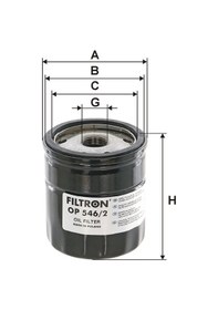 Resim Filtron Op546/2 Yağ Filtresi 