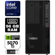Resim Lenovo Thinkstation P2 Gen2 Intel Ultra 7 265 96GB 4tb SSD Rtx 5070TI 16GB Freedos 750W Tower 30JQ003PTR-A23 