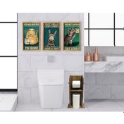 Resim Bk Home Doğal Masif Ahşap Tuvalet Kağıtlığı Ve Dekoratif 3’Lü Ret (551051836) Bk