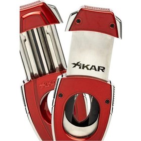 Resim Xikar Flip Dual Kırmızı S-v Puro Makası Kesici - Tr9308 