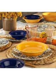Resim Kütahya Porselen Nano Ceram 24 Parça Yemek Seti 89030 