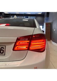 Resim Chevrolet Cruze Mercedes Tip Kayar Sinyalli Led Stop Takımı 4 Parça Set 