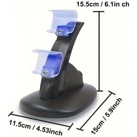 Resim Hepu Tp4-0408b Ps4 Dualshock Kablosuz Oyun Kolu Şarj Standı 