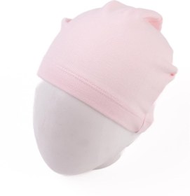 Resim Mini Ropa Pembe 12-24 Ay Bebek Çocuk Mevsimlik Penye Şapka Bere 