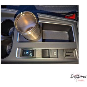 Resim Skoda Elroq / Enyaq Orta Konsol Bardak Tutucu Kompakt Ve Pratik 001 