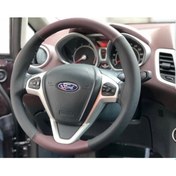 Resim Forf Fiesta Birebir Uyumlu Çift Renk Direksiyon Kılıfı 