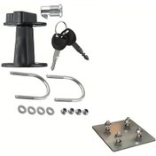 Resim Dashanshop Evrensel Motosiklet 3l 4l 5l Benzin Bidonu İçin Kilitli Ağır Hizmet Yakıt Deposu Tutucu 