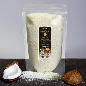 Resim Bitkisel Hindistan Cevizi Iri Taneli Rende 500 gr - Yağı Alınmamış Tam Yağlı 