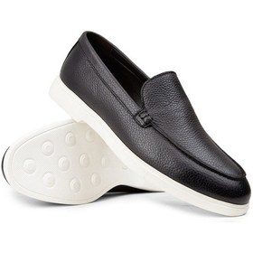 Resim Deery Erkek Hakiki Deri Gri Loafer Ayakkabı - 01957mgrıe02 Gri 