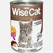 Resim Wise Cat Ciğerli Konserve Kedi Maması 415gr 