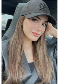 Resim Unisex Ny Nakışlı Siyah Kep Şapka Siyah 