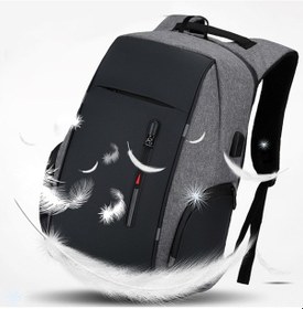 Resim Novahub 17 İnç Usb Şarjlı Su Geçirmez Sırt Çantası - Geniş Kapasiteli Laptop Organizatörü Laptop Çantası 