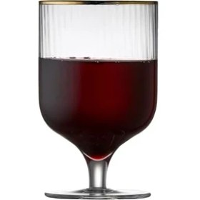 Resim Palermo Altın Şarap Kadehleri 40 cl 4'lü Set 