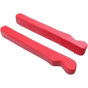 Resim 4156 1 Pair Araba Koltuk Boşluğu Fişleri Sızdırmaz Şeritler Araç İç Malzemeler Koltuk Yan Dikiş Şeritleri Kırmızı 