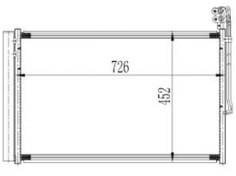 Resim KLIMA RADYATORU KONDANSOR TOUAREG 3.0TDI 3.0 TSI 3.6 FSI 4.2 FSI 4.2TDI 10- OTO/MEK SANZIMAN ORIS CVW775016 OEM ORIS