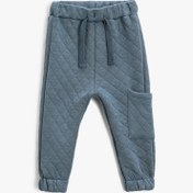 Resim Erkek Bebek Basic Kapitone Jogger Eşofman Altı 