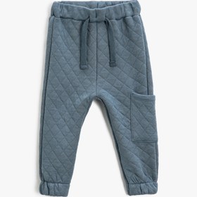 Resim Erkek Bebek Basic Kapitone Jogger Eşofman Altı 